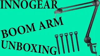 InnoGear Microphone Boom Arm Stand Review and set-up Blue Yeti and more 2020