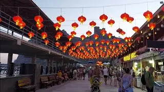 Набережная Судака 2021/Пляж Мохито/Генуэзская крепость / Парк развлечений/ Sudak Night life 🎢🎡🌉🌃😎