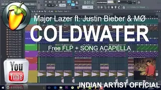 Major Lazer-Cold Water ft. Justin Bieber & MØ (FL Studio Remix) Tutorial with FLP.