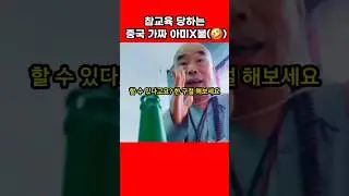 참교육 당한 중국 가짜 아미X불 모음