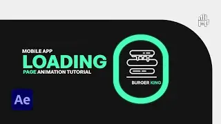 Mobile App loading Page Motion Design Work Flow In After Effects | After Effects Tips Tutorial
