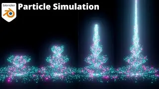 Blender Tutorial - Sci-Fi Particle Simulation in Eevee Blender 2.9 | Blender Timelapse