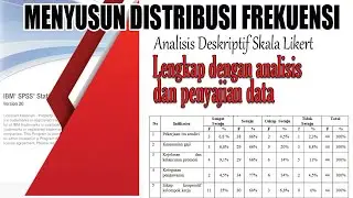 Cara Membuat Tabel Distribusi Frekuensi di SPSS