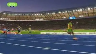 Usain Bolt 200m Final WORLD RECORD 19.19 Berlin 2009 - Greek Audio