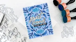 Folk Art Daisy Stencils with Faux Dimension With Channin