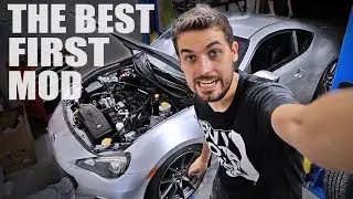 He slammed it! - BRZ Coilover and Wheel Install