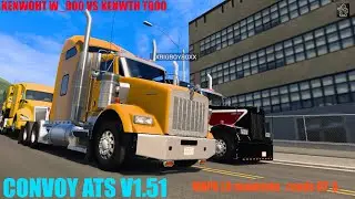 CONVOY POR EL MAP MounTain_RoadS DT$ KN T800 VS KN W900