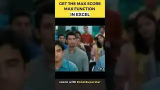 Max Function in Excel | 