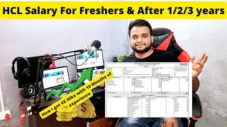 HCL Salary💸 After 3 years of Experience | How I got 400%  Hike within 10 months of Experience