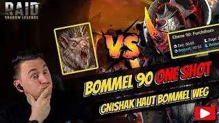 Raid Shadow Legends 💯 Gnishak Cheese High Pom-Pom 90 One Shot 💯 | Speed ​​Farm every level