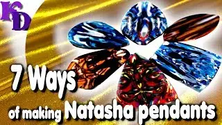 7+ ways of making Natasha pendants - polymer clay tutorial 420