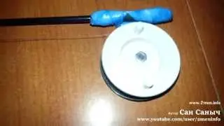 Моя самодельная удочка для зимней рыбалки балансиром