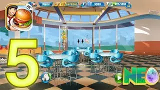 Cooking Fever: Gameplay Walkthrough Part 5 - Fast Food Court Level 21-25 (iOS, Android)