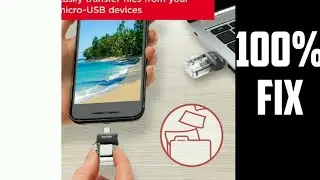 sandisk pendrive otg error solve | sandisk pendrive not showing in mobile  solve error | fix otg err
