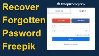 How to Reset Freepik Password | Recover Freepik Forgotten Password