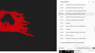 Transcription d'une vidéo de Damien Saez...