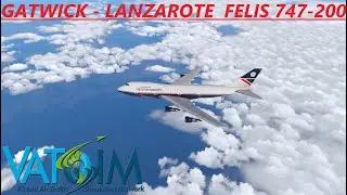 British Airways 747-200 [] EGKK - GCRR  [] VATSIM