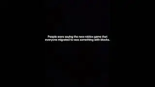 My story on the 3 day outage on roblox.