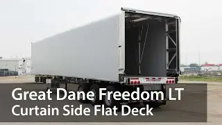 Great Dane Freedom LT Curtain Side Flat Deck | Maxim Truck & Trailer