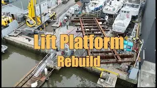 Lift Platform Rebuild_ at South Coast Shipyard, Newport Beach, Ca.