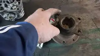 A fully functional homemade clutch with a drive for the NSh-10 for a mini tractor.