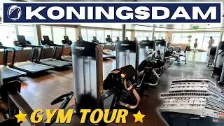 Holland America Koningsdam Fitness Center Tour (Included Gym)