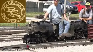Big Creek & Southern | Railfanning The Long Train Meet | Steam Doubleheadey