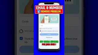 Facebook number remove whatsapp code problem | facebook number remove problem