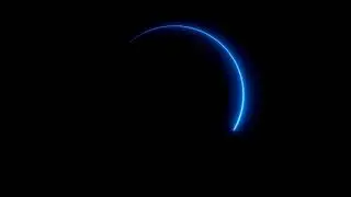Neon Light Round Frame | GLOWING BORDER | Animated loop Background | BLACK SCREEN | VFX | FRAME(3)