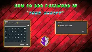 How To Add Password In Your Script | Add Password In GG Script | GG Script Set Password