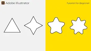 Easy How to Draw Star and Modify - Adobe Illustrator Tutorial