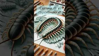 Скільки ніг у сороконіжки? #цікавіфакти