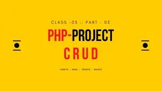php crud application in raw code