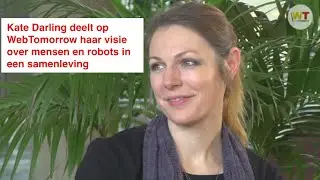 Kate Darling (Robotics researcher at MIT) at WebTomorrow 2015, Ghent, Belgium