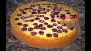 Песочный пирог с творогом и вишней. Пирог с вишней/ягодами и  творогом. Вкусно и полезно!