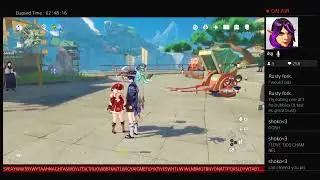 Playing Genshin Impact with Zach (my Discord mod)