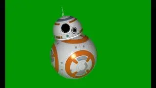 BB8 green screen effect