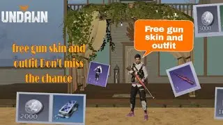 Undawn  REDEMPTION CENTER  all code free gun skin and outfit how to get  in hindi
