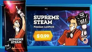 Opening 5 Supreme Steam Packs RIP $5   Lootboy