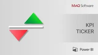 KPI Ticker by MAQ Software - Power BI Visual Introduction