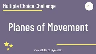 GCSE PE: Multiple Choice Challenge - Frontal Plane