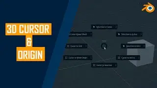 Blender 3.3.1 | 3D Cursor and Origin | 