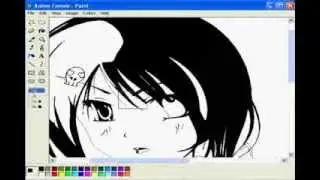 Drawing Anime Girl in Ms Paint #3