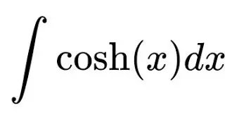 Integral of hyperbolic cosx | #shorts #youtubeshorts #integral #maths