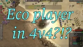A player going tech/eco in a 4v4? Can it work... Beyond All Reason 4v4 on Canis River.