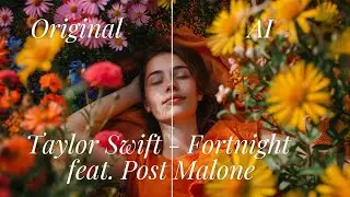 Taylor Swift - Fortnight (feat. Post Malone) Romantic Night Extended Remix by Suno AI Music Cover