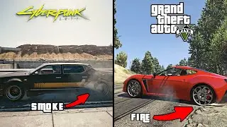 GTA 5 is BETTER than Cyberpunk 2077 | Cyberpunk 2077 Physics vs. GTA 5 Physics Comparison