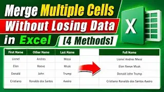 How To Merge Cells In Excel 2026 (4 Best Ways: TEXTJOIN, CONCAT & More)