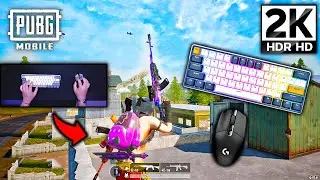 [HANDCAM] PUBG MOBILE EMULATOR 90 FPS HDR HD | KEYBOARD & MOUSE SOUND ASMR 😴 (GAMELOOP)