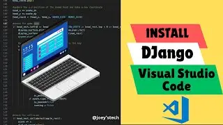How to install Django in Visual Studio Code | pip install Django in VS Code 